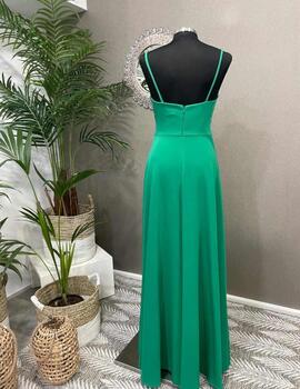 Vestido EMMA crepe verde