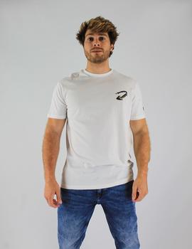 Camiseta blanca print espalda
