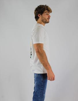 Camiseta blanca print espalda