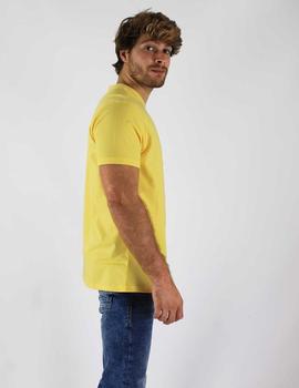 Camiseta amarilla logo