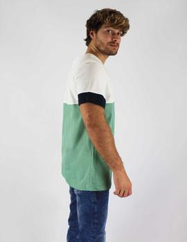 Camiseta bolsillo multicolor