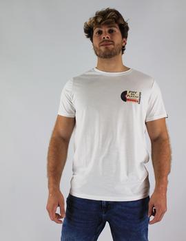 Camiseta blanca print espalda