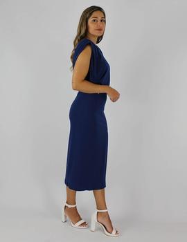 Vestido sisa cadena azul