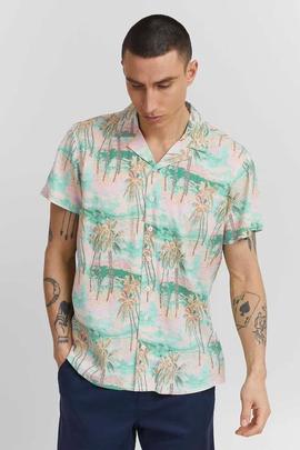 Camisa palmeras Blend verde