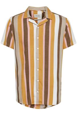 Camisa rayas naranja Blend
