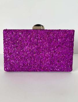 Cartera buganvilla piedras cierre