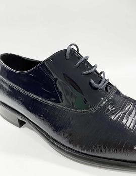 esfuerzo tomar el pelo persecucion Zapato charol 3781 azul para hombre