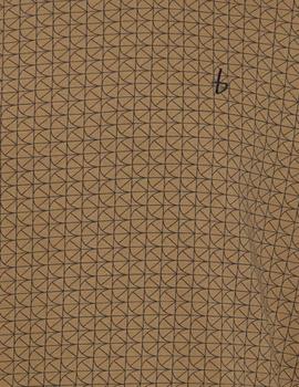 Sudadera marrón estampado geométrico c/171327