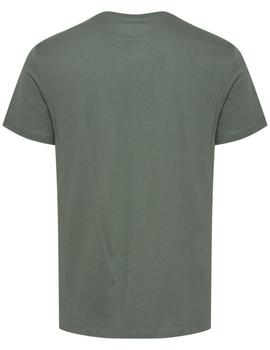 Camiseta Blend verde letras negras  c/186011