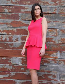 Vestido capita fucsia