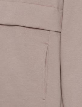 Sudadera capucha bolsillo rosa palo c/161508