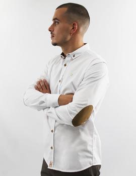 Camisa Yellow blanca codera camel