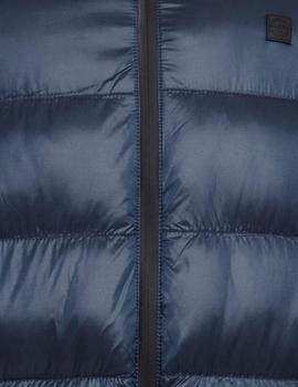 Cazadora Blend acolchada con capucha azul c/194024