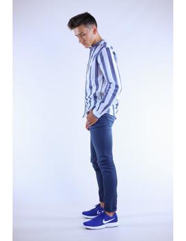 Camisa rayas blanca/marino