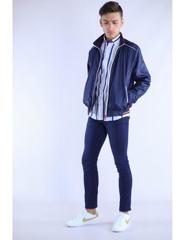 Camisa  blanca rayas azules