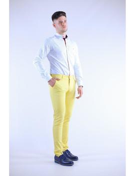 Camisa Slim Fit blanca con estampado