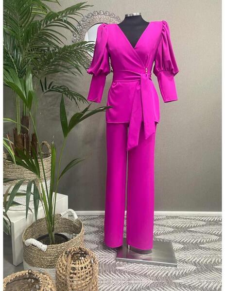 Conjunto pantalón fucsia