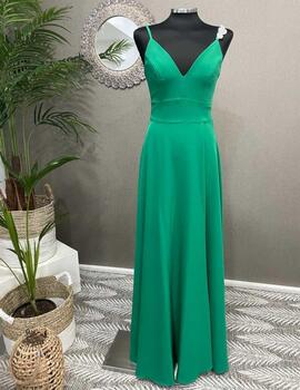 Vestido EMMA crepe verde