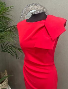 Vestido BETH midi lazada rojo