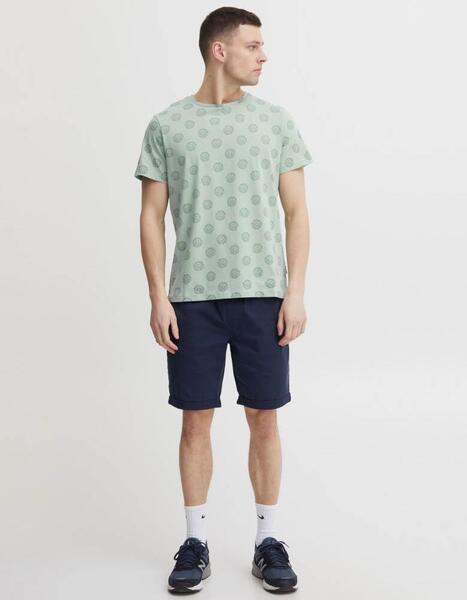 Camiseta Blend estampada verde claro c/165304