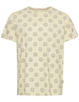 Camiseta Blend estampada logo amarilla c/120804