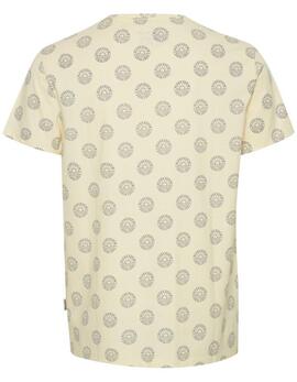 Camiseta Blend estampada logo amarilla c/120804