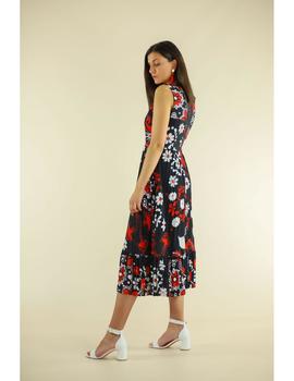 VESTIDO ESTAMPADO NEGRO