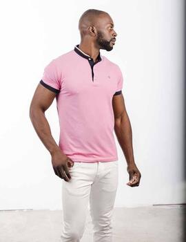 Polo Yellow Skin slim c/ fuxia