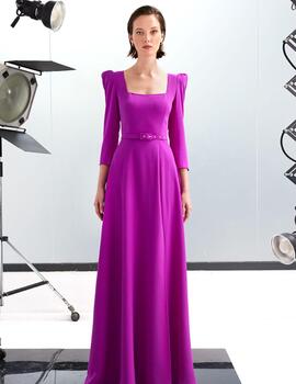 VESTIDO VUELO MORADO