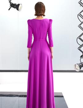 VESTIDO VUELO MORADO
