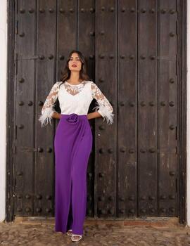 PANTALON CRUZADO MORADO