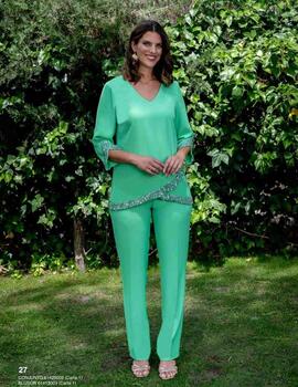 CONJUNTO LENTEJUELAS VERDE MANZANA