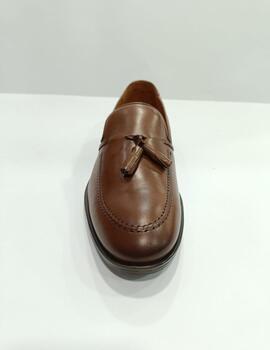 Zapato Lages piel castaño