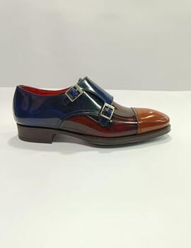 Zapato Vitelo florenti hobar & burdeos & vig blue