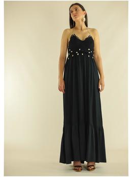 Vestido conchas negro