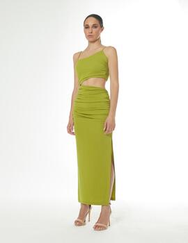 VESTIDO CUT-OUT PISTACHO