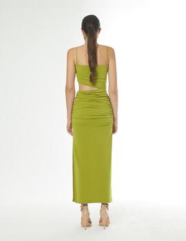 VESTIDO CUT-OUT PISTACHO