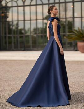 Vestido MARFIL encaje marino
