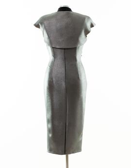 Vestido chaquetilla gris