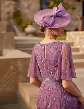 Vestido COUTURE CLUB pedreria turquesa