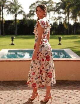 VESTIDO TIMBA BORDADO COLORES