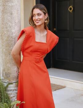 VESTIDO HELENA NARANJA