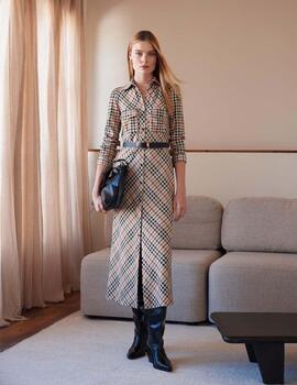 VESTIDO CAMISERO CUADROS