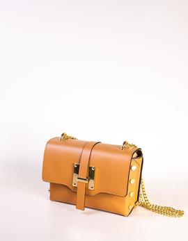 Bolso piel camel