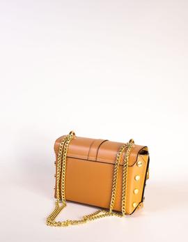 Bolso piel camel