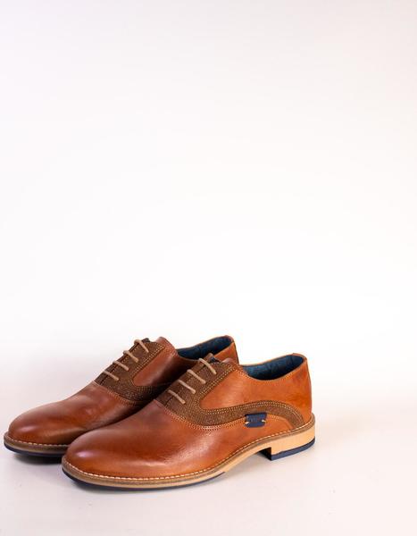 Náuticos marrones de piel Heren Schoenen Nette schoenen