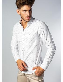 CAMISA SLIM BLANCA PEQUEÑOS DETALLES