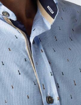 Camisa Sinigual 11737 celeste para hombre