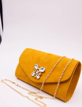 Bolso fiesta mostaza