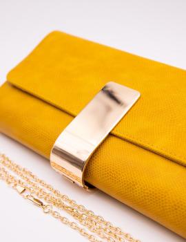 Bolso fiesta mostaza grande